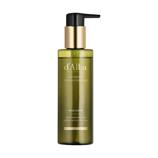 Мягкий гель для умывания с белым трюфелем и CICA-комплексом d'Alba Mild Skin Balancing Vegan Cleanser